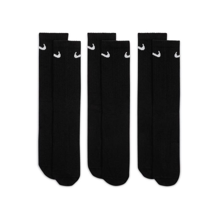 Nike everyday crew socks (3 pairs) Black/White