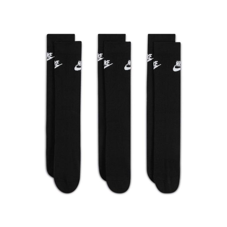 Nike everyday essential crew socks (3 pairs) Black/White