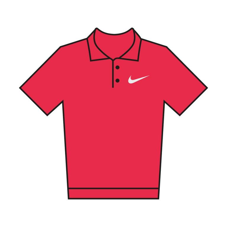 Nike Dri-FIT victory solid polo University Red/White