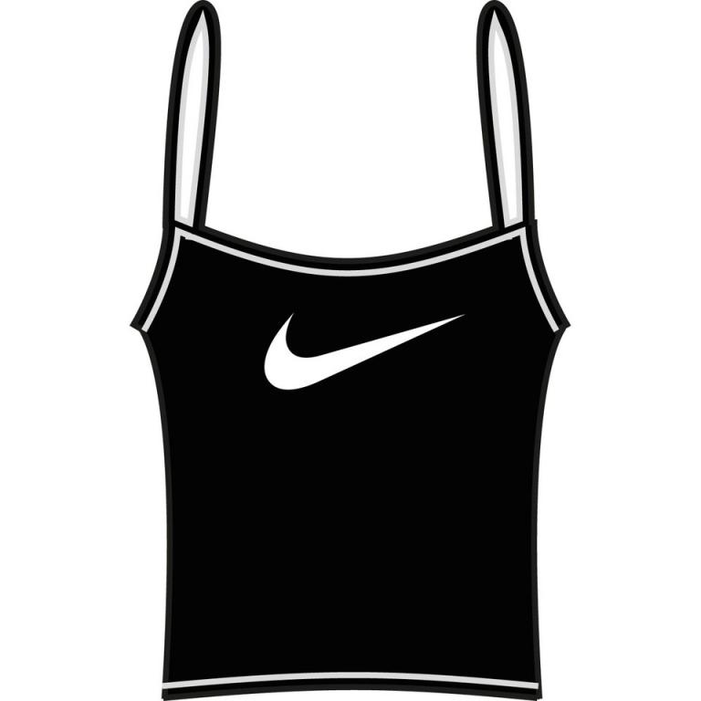 Women’s Nike One Dri-FIT Elastika standard fit tank Black/White