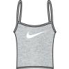 Women’s Nike One Dri-FIT Elastika standard fit tank Particle Grey/Heather/Black