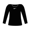 Women’s Nike One Luxe Dri-FIT long sleeve standard fit top Black/Reflective Silver