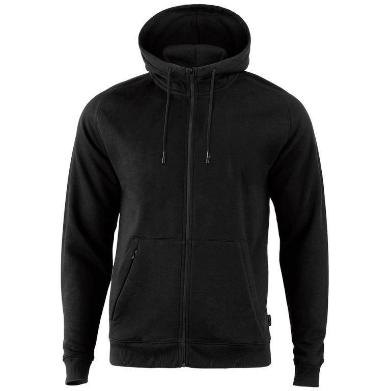 Lenox hooded full-zip sweatshirt Black