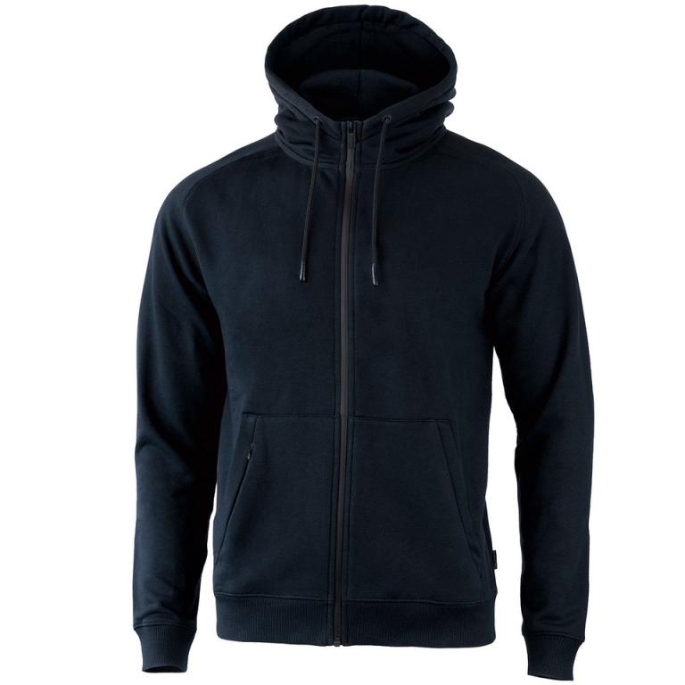 Lenox hooded full-zip sweatshirt Navy