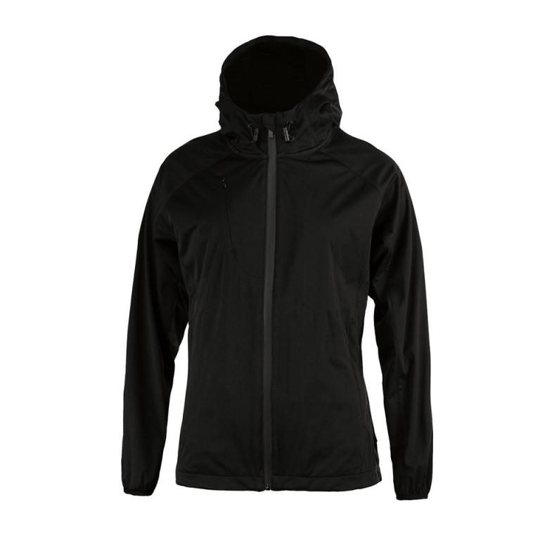 Women’s Fargo hooded softshell jacket Black