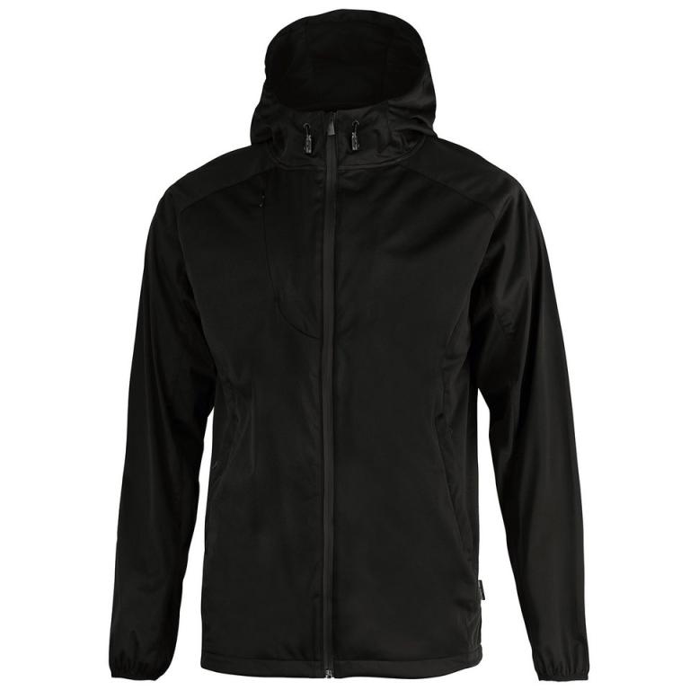 Fargo hooded softshell jacket Black