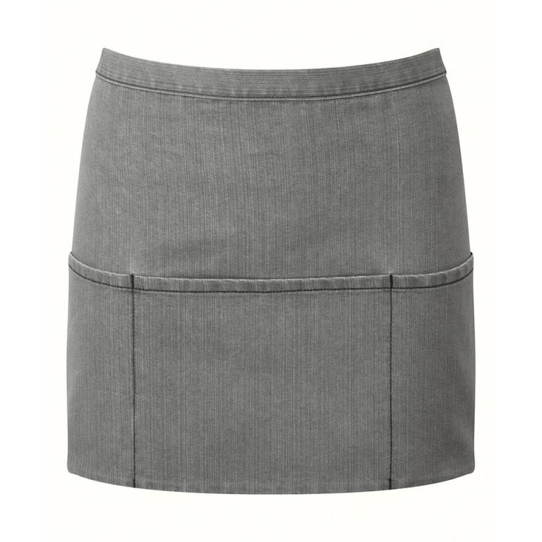 Colours 3-pocket apron Grey Denim