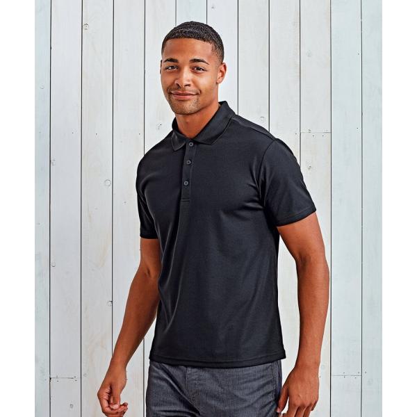 Men's spun dyed sustainable polo shirt