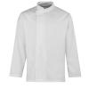 Culinary pull-on chef's long sleeve tunic White