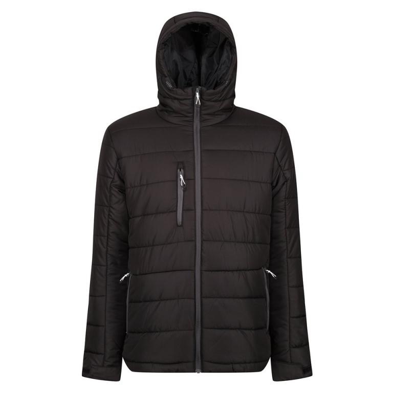 Navigate thermal hooded jacket Black/Seal