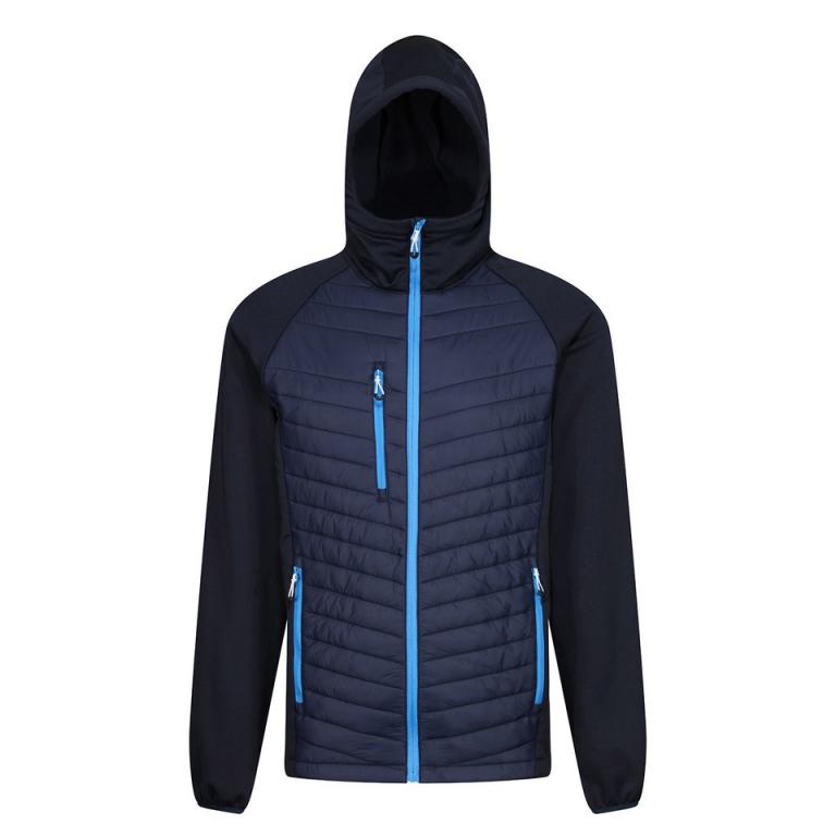 Navigate hybrid hooded jacket Navy/French Blue