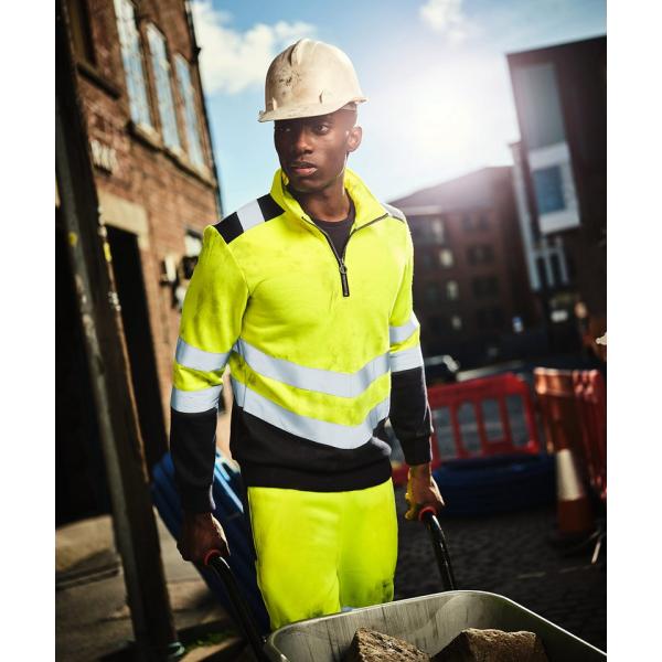 Pro hi-vis 1/4-zip sweatshirt