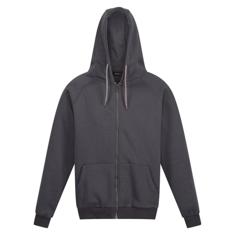 Pro full-zip hoodie Seal Grey