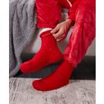 The Ribbon luxury Eskimo-style fleece socks - black - socks-uk-4-7