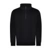 Pro 1/4 neck zip sweatshirt Black