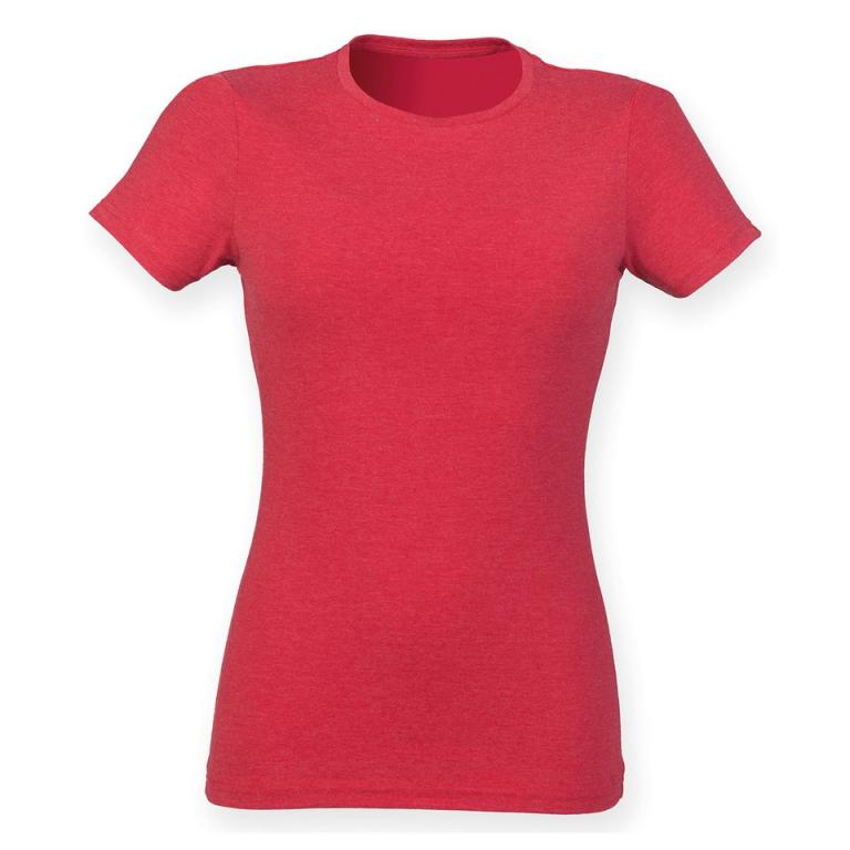 Women's triblend T Red Triblend
