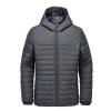 Nautilus quilted hooded jacket Dolphin