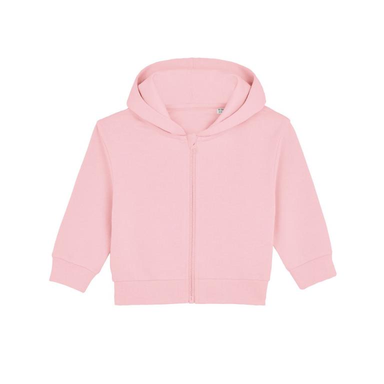 Baby Connector hoodie zip-through sweatshirt (STSB105) Cotton Pink