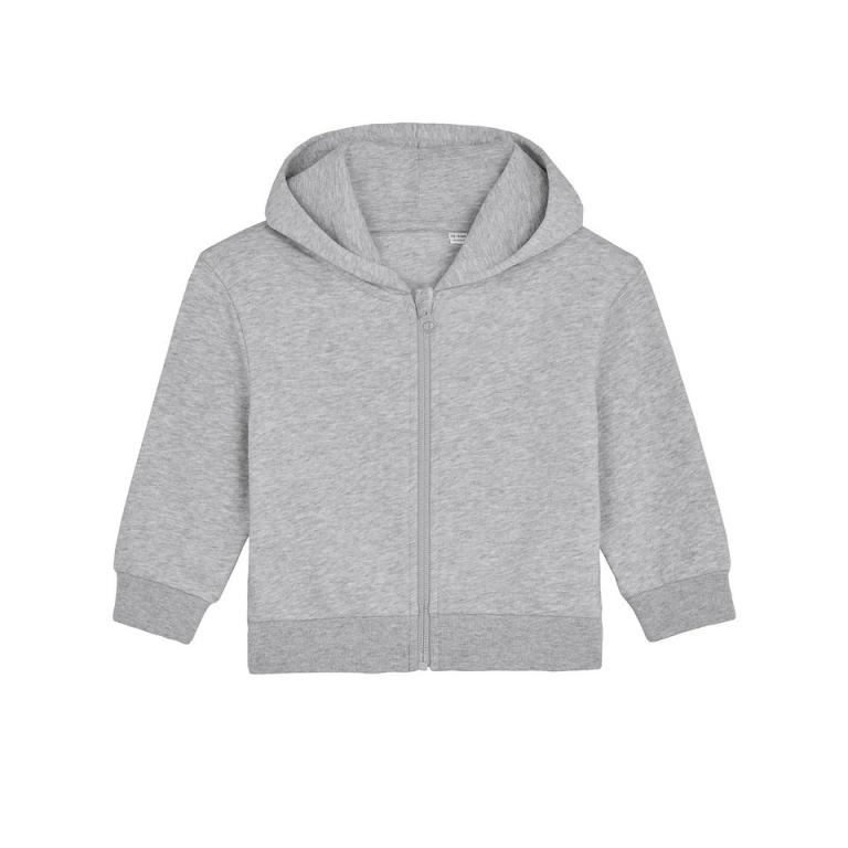 Baby Connector hoodie zip-through sweatshirt (STSB105) Heather Grey