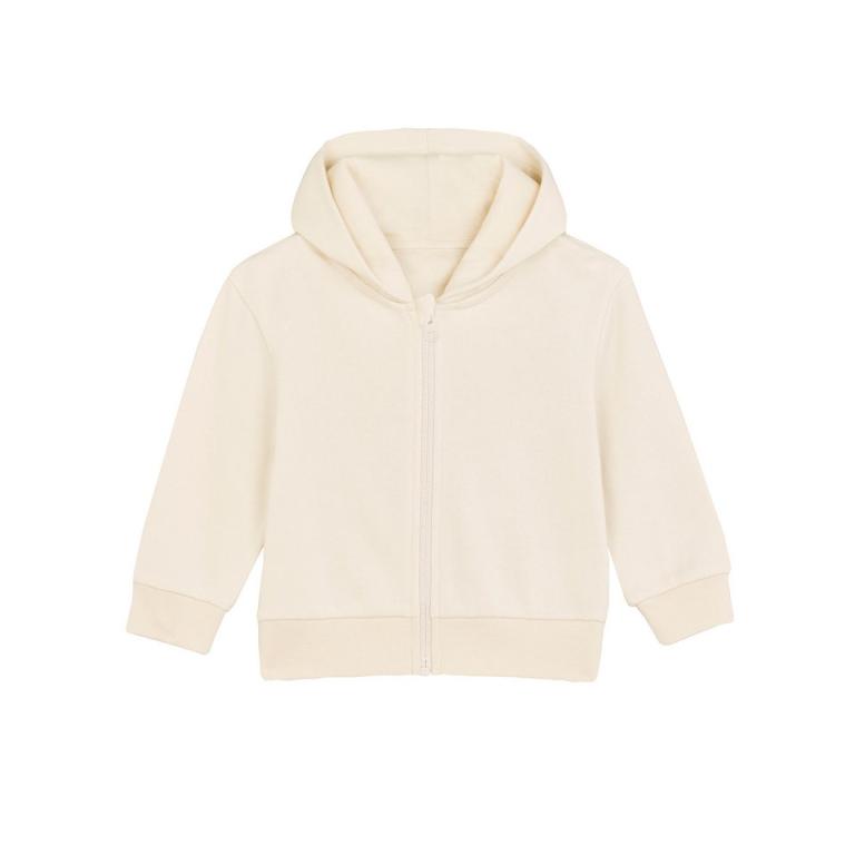 Baby Connector hoodie zip-through sweatshirt (STSB105) Natural Raw