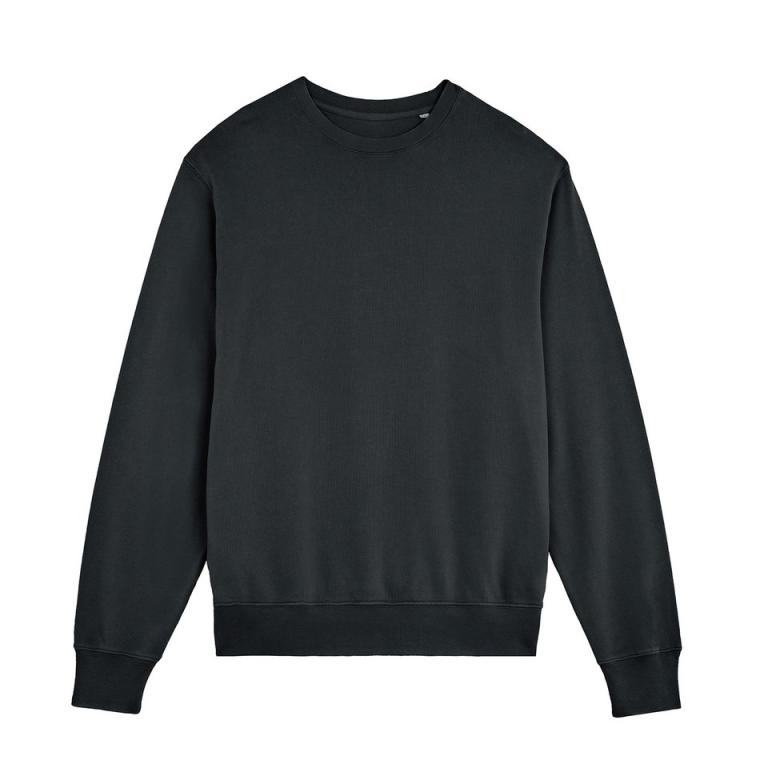 Unisex Matcher vintage sweatshirt (STSU085) Garment Dyed Black Rock