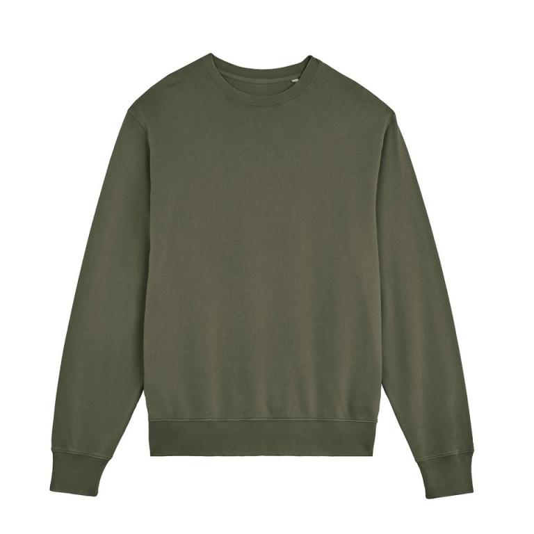 Unisex Matcher vintage sweatshirt (STSU085) Garment Dyed Khaki