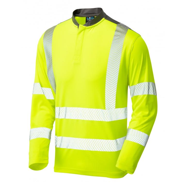 Watermouth ISO 20471 Cl 3 Performance Sleeved T-Shirt Yellow