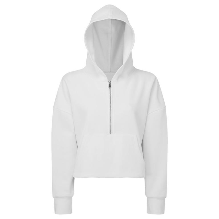 Women's TriDri® 1/2 zip hoodie White