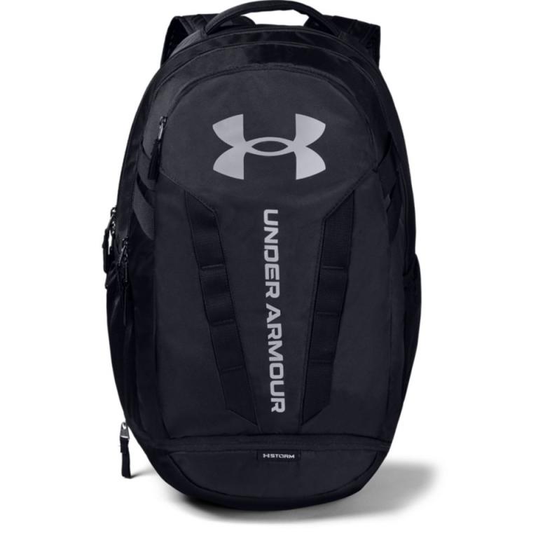 UA Hustle 5.0 backpack Black/Black/Silver
