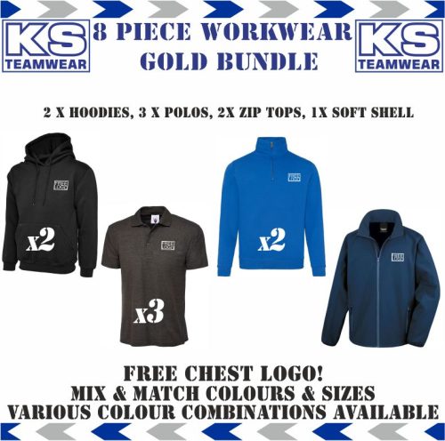 8 Piece Workwear Gold Bundle