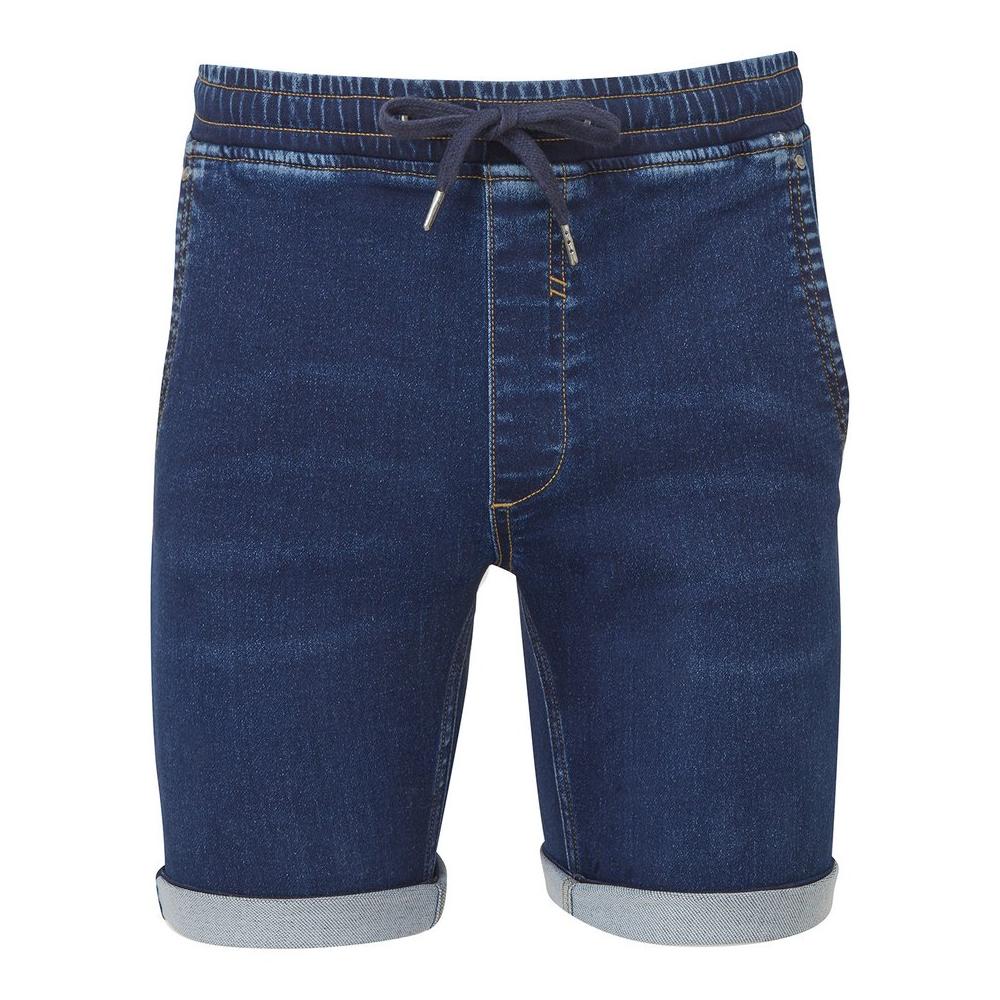 Men’s denim drawstring shorts KS Teamwear