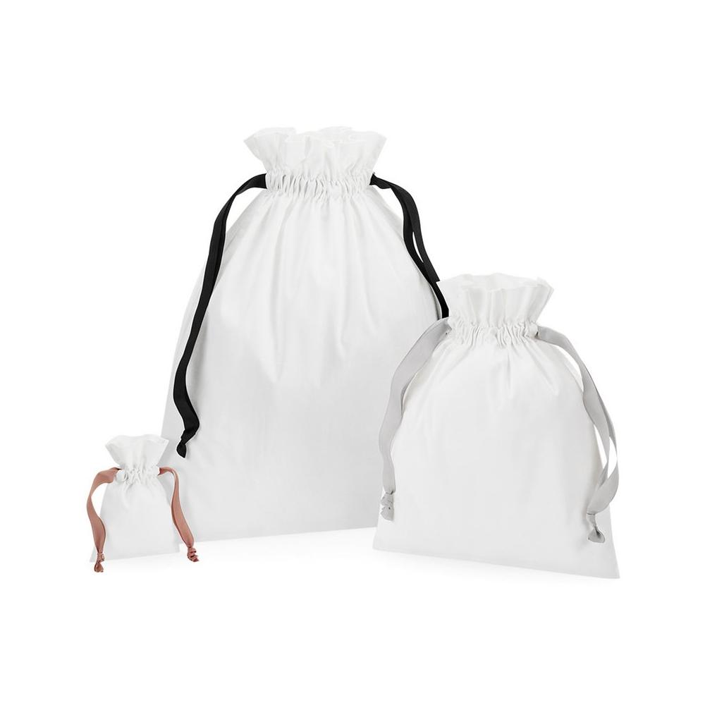 Cotton gift bag with ribbon drawstring - KS Teamwear