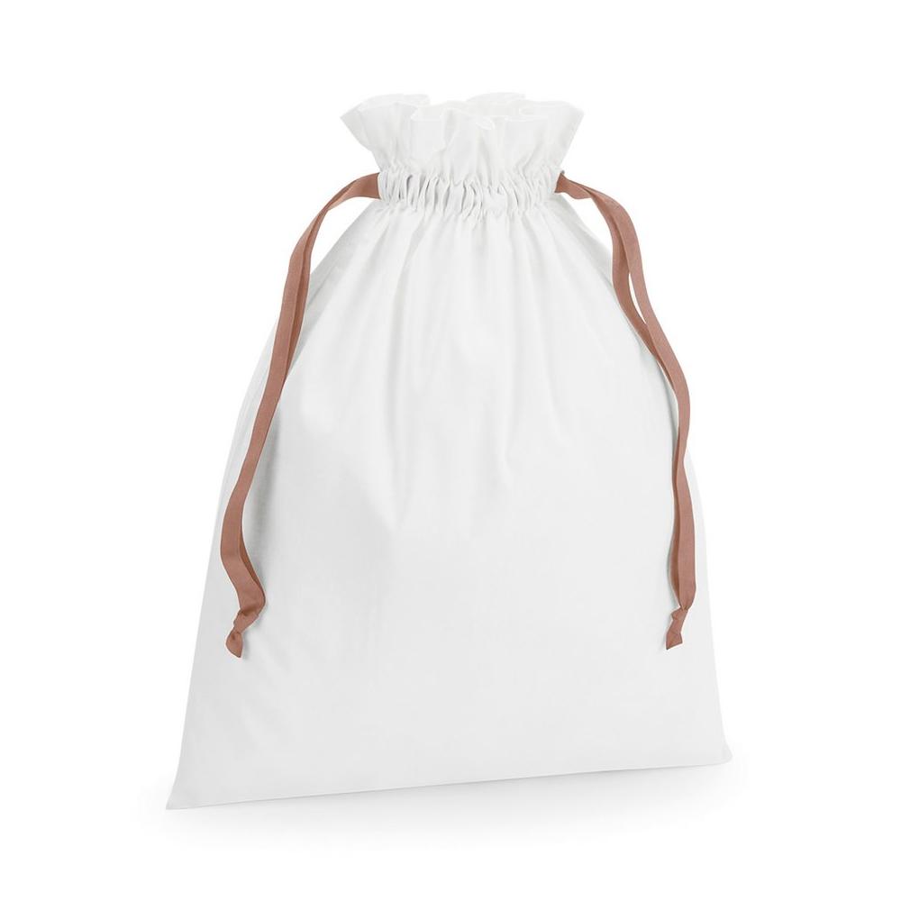 Cotton gift bag with ribbon drawstring - KS Teamwear