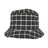 Check bucket hat (5003C) Black/Grey
