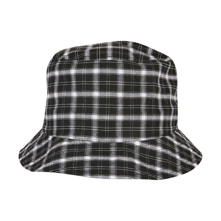 Check bucket hat (5003C) Black/Grey