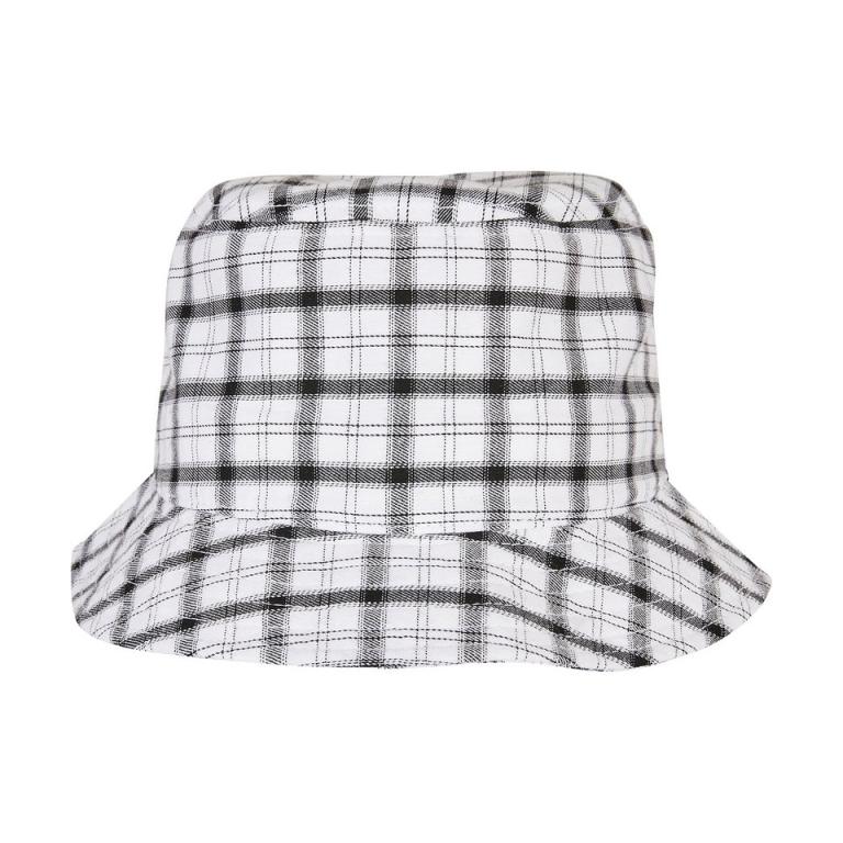 Check bucket hat (5003C) White/Grey