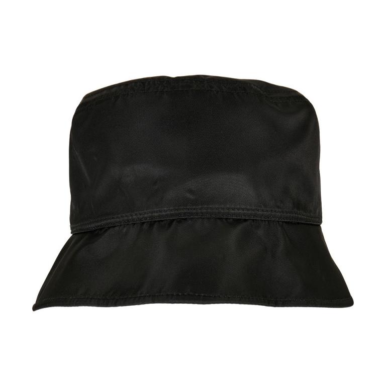 Nylon sherpa bucket hat (5003NH) Black/Off White
