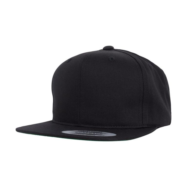 Pro-style twill snapback youth cap (6308) Black