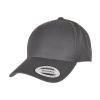 Premium curved visor snapback cap (6789M) Dark Grey