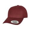 Premium curved visor snapback cap (6789M) Maroon