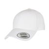 Premium curved visor snapback cap (6789M) White