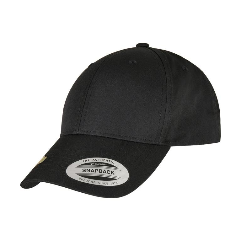Recycled poly twill snapback (7706RS) Black