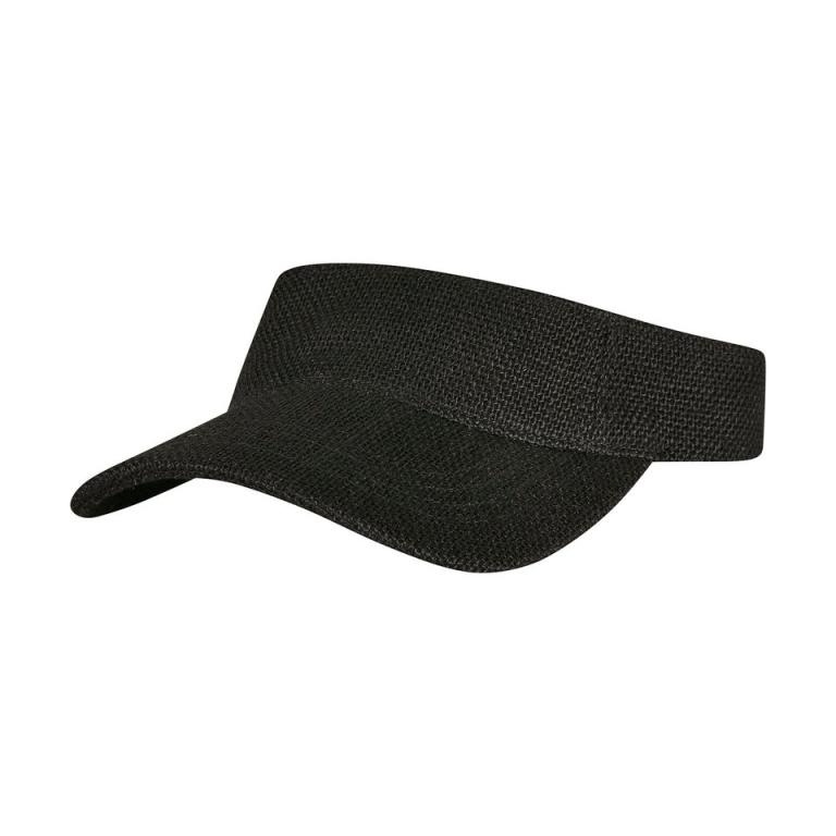 Bast visor cap (8888BV) Black