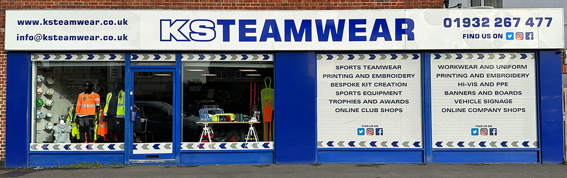 KS Teamwear shopfront