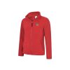 DSC Ladies Fit Fleece Jacket - red - xl-16