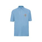 Laleham Primary School Sky Polo with Printed School Crest - junior - 2-years