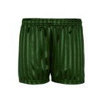 Saxon Primary School Bottle Green Shadow Stripe Junior PE Shorts - 2-4-years - bottle-green