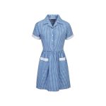 The Echelford Primary School Blue Button Front Summer Dress - blue - 3-4-years