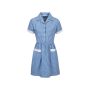 KS School Collection Button Front Summer Dress - blue - 3-4-years