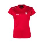 Elmbridge Phoenix Swimming Club Ladies Red Stanno Poly T-shirt - s
